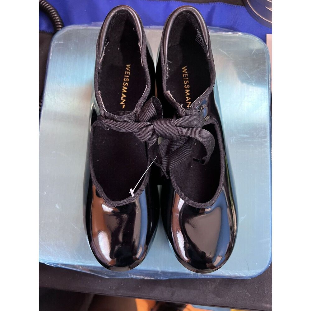 Weissman Lace  Black Tap Shoes, Woman’s Size 8